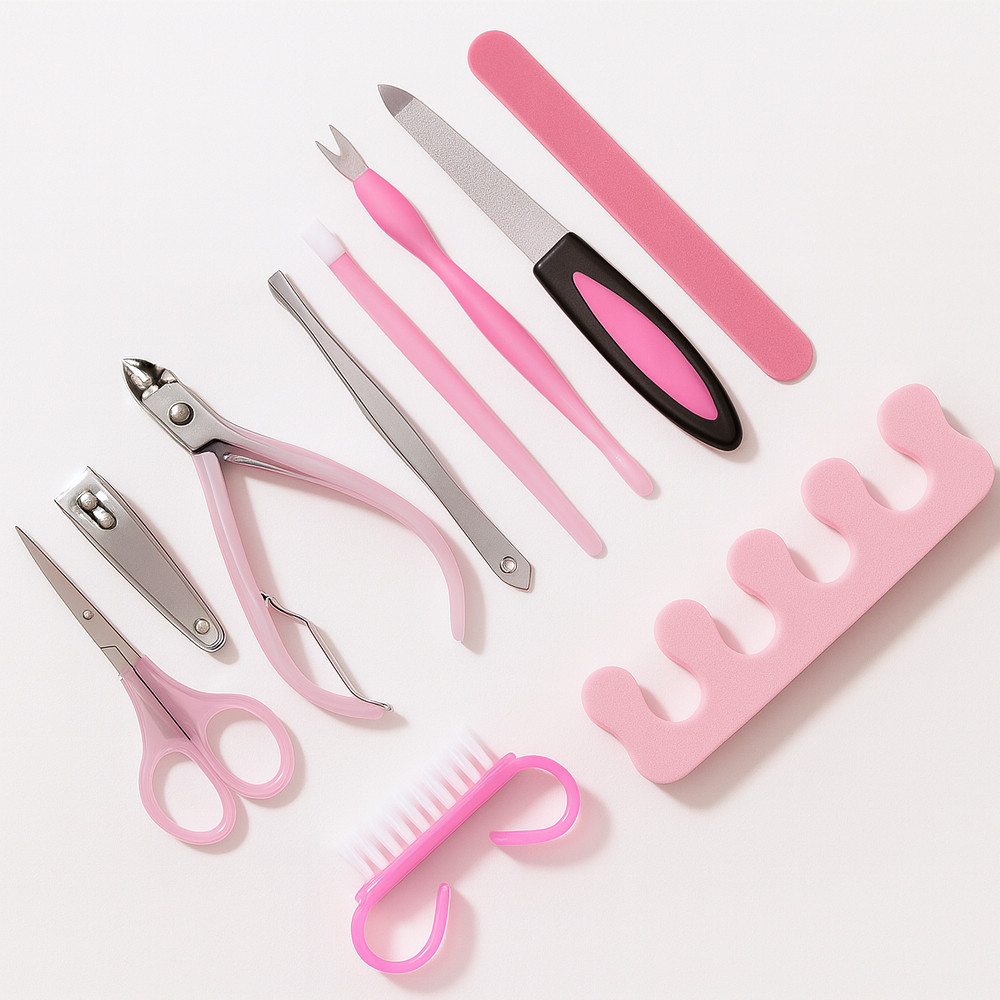 Манікюрний набір у блістері, 10 предметів / Набір для манікюру / Манікюрно-педикюрний набір, фото 1