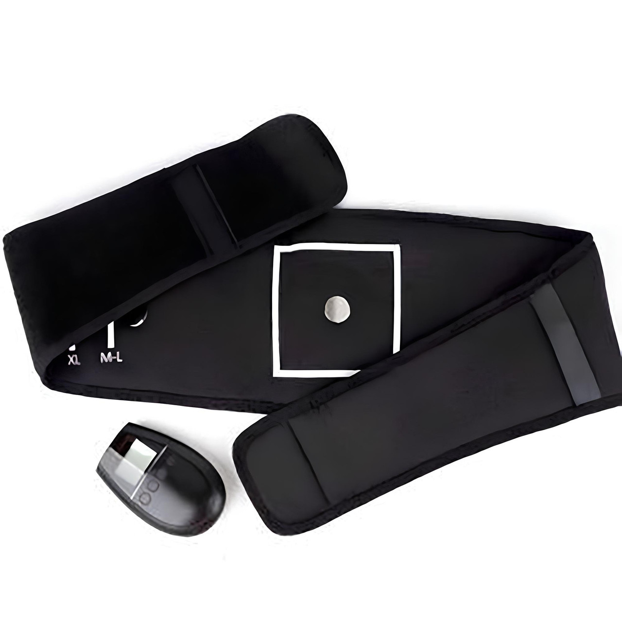 Міостимулятор для преса з пультом, 8 програм / Масажний пояс для схуднення / Електричний пояс для живота, фото 1