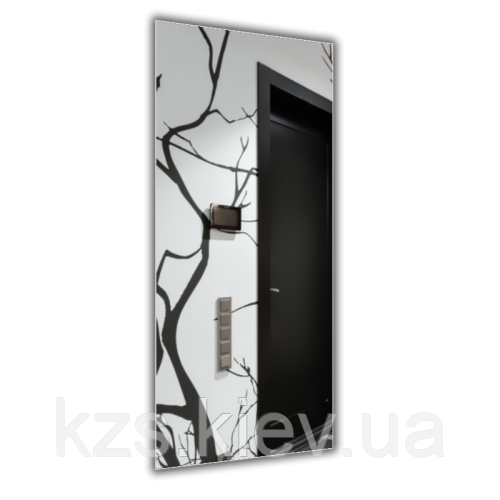 Дзеркало в алюмінієвій рамі 1400 х 600 мм., фото 1
