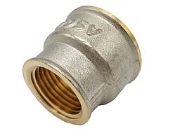 Редукційна муфта з проточкою ASCO, 3/4"*1/2" ВВ, нікель 202302-0066