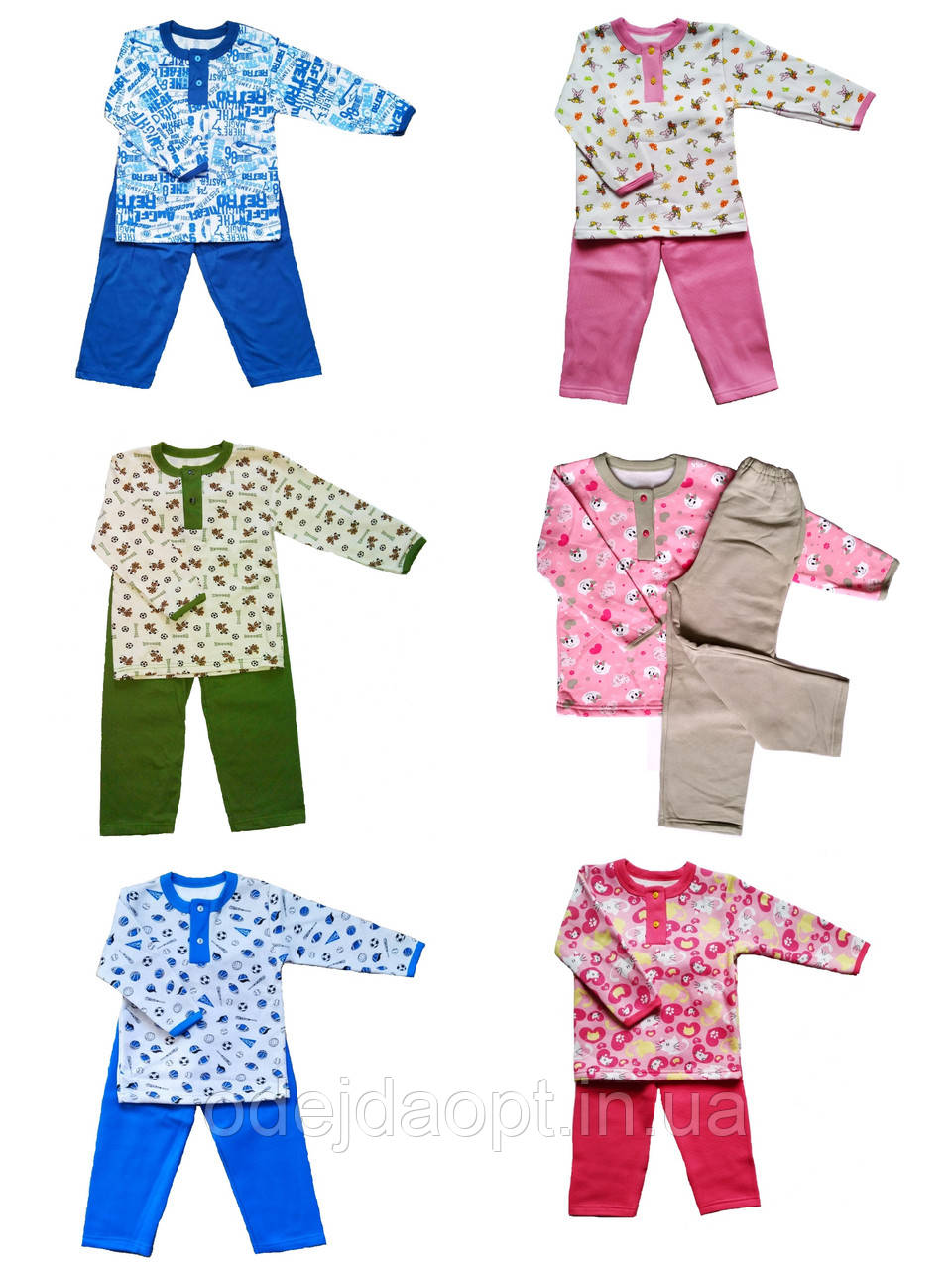 Дитяча тепла піжама 3,4,5 років