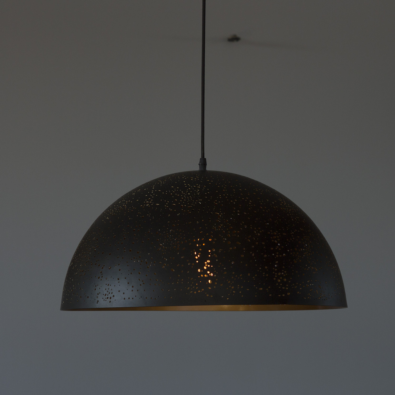 Підвісний світильник SLP-007 BK+GD, фото 1