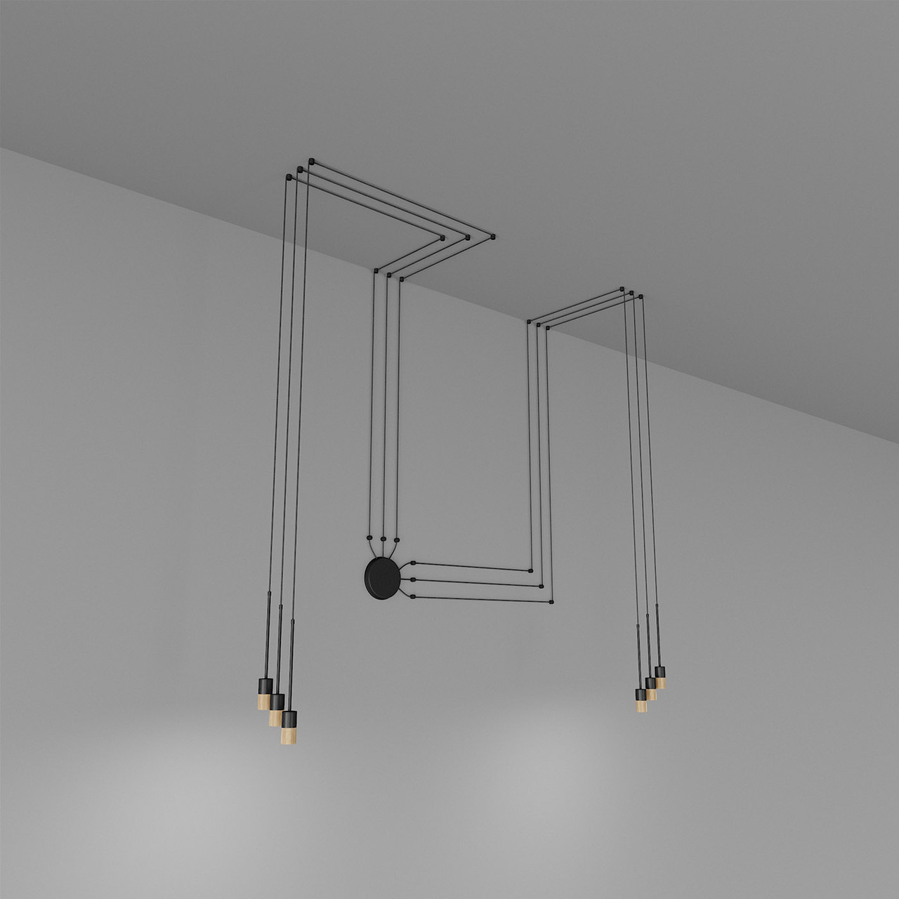 Люстра-павук SV0101-6 BK, фото 1