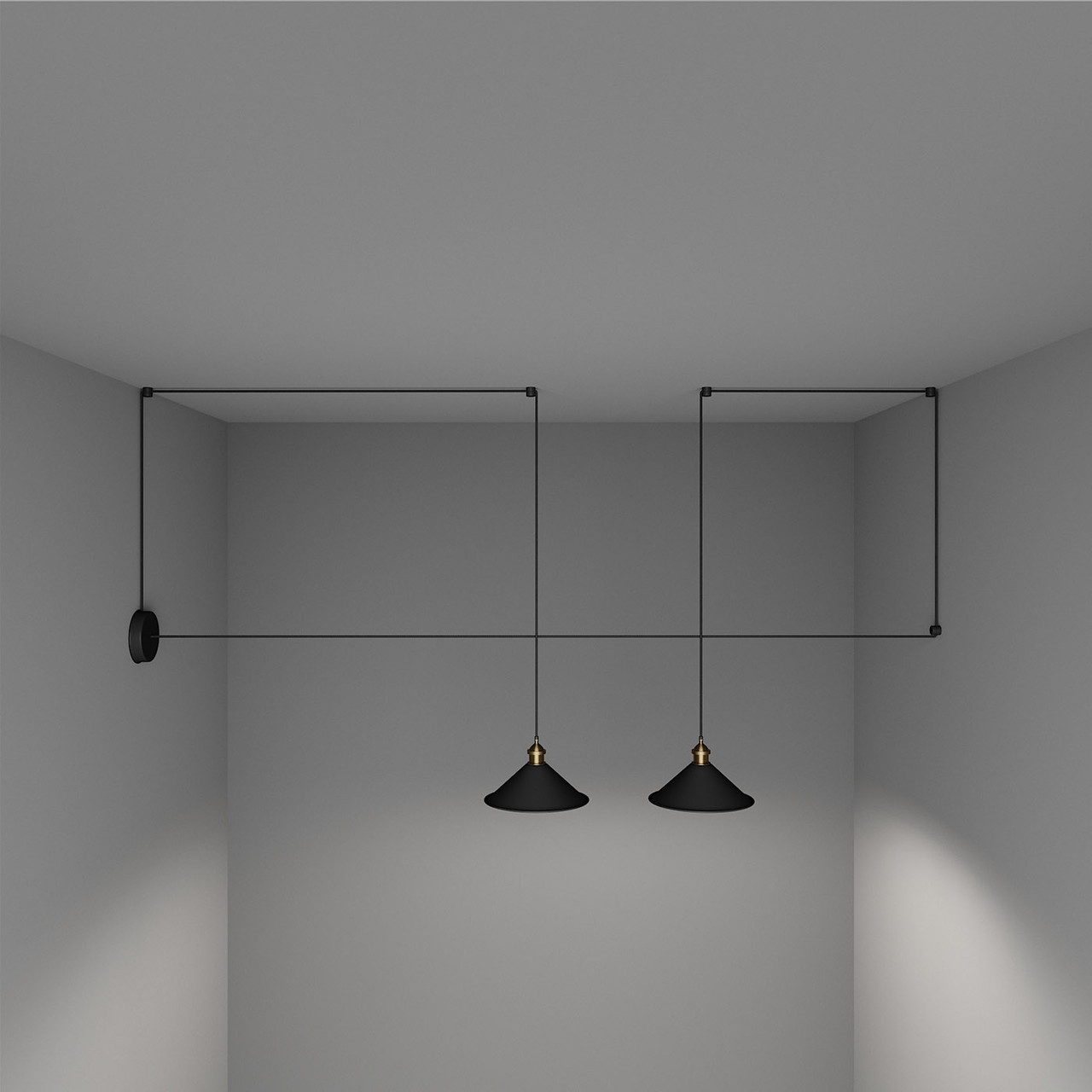 Люстра-павук SV0105-2L BK, фото 1