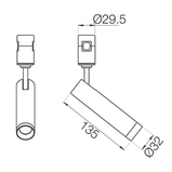 8878 Module F5 Brass 4000K, фото 2