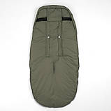 Дитячий зимовий конверт чохол на флісі з утеплювачем у візок коляску Тренд Зелений, фото 3