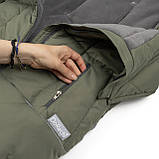 Дитячий зимовий конверт чохол на флісі з утеплювачем у візок коляску Тренд Зелений, фото 8