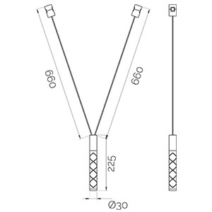 8878 Cable Module C-2 Black 3000K, фото 1