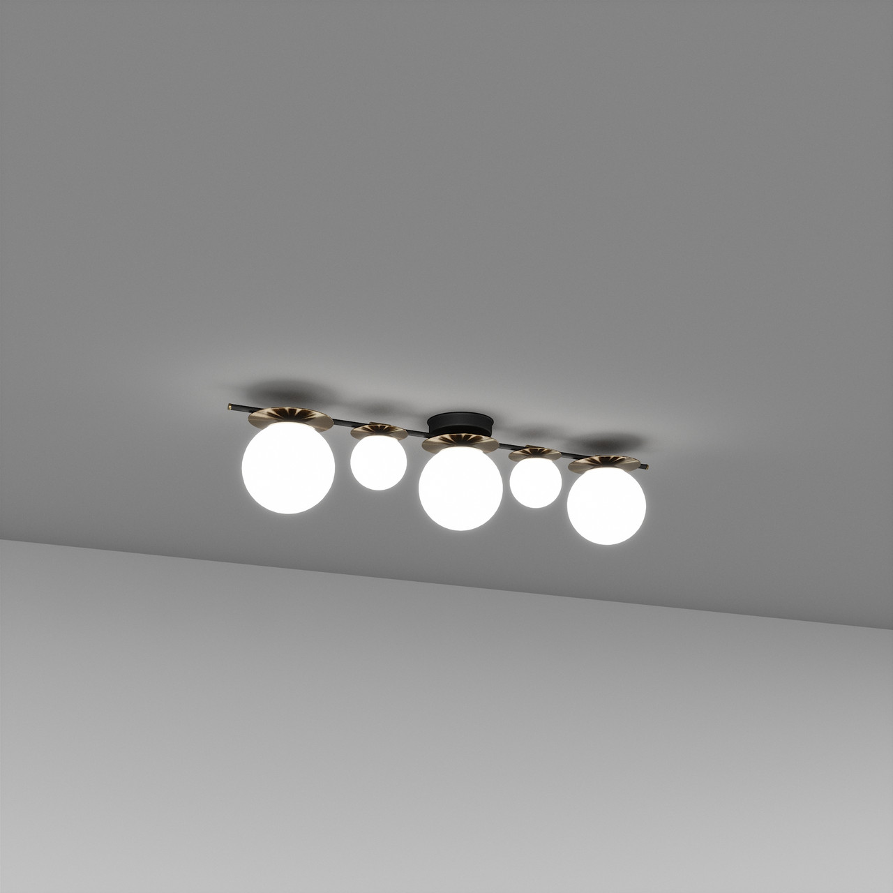 Стельовий світильник SV0026-5P BK+GD, фото 1