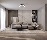 Стельовий світильник SV0027-5P BK+GD, фото 3