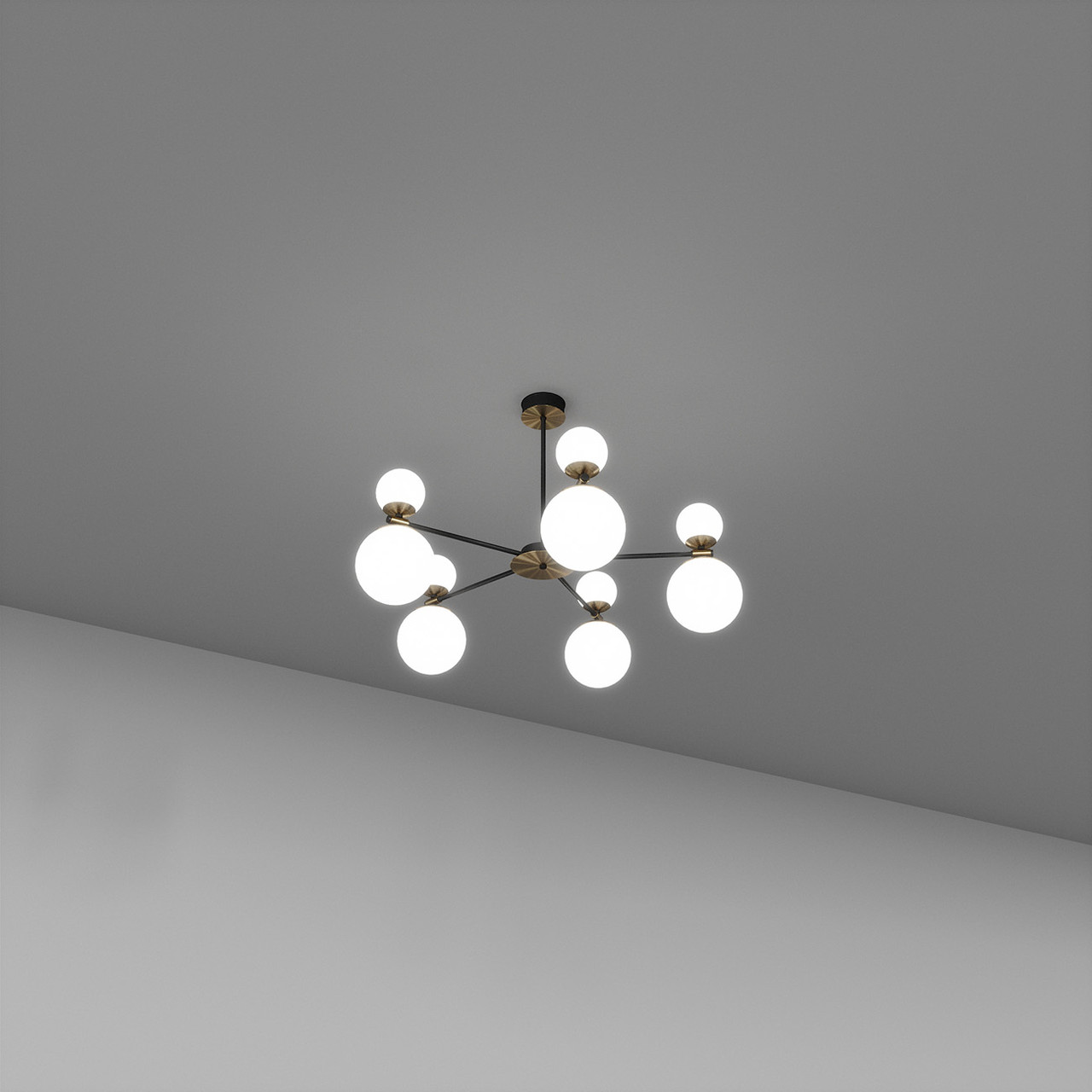 Стельовий світильник SV0052-10P BK+GD, фото 1