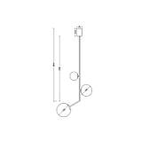 Підвіс SV0060-3P BK+GD, фото 2