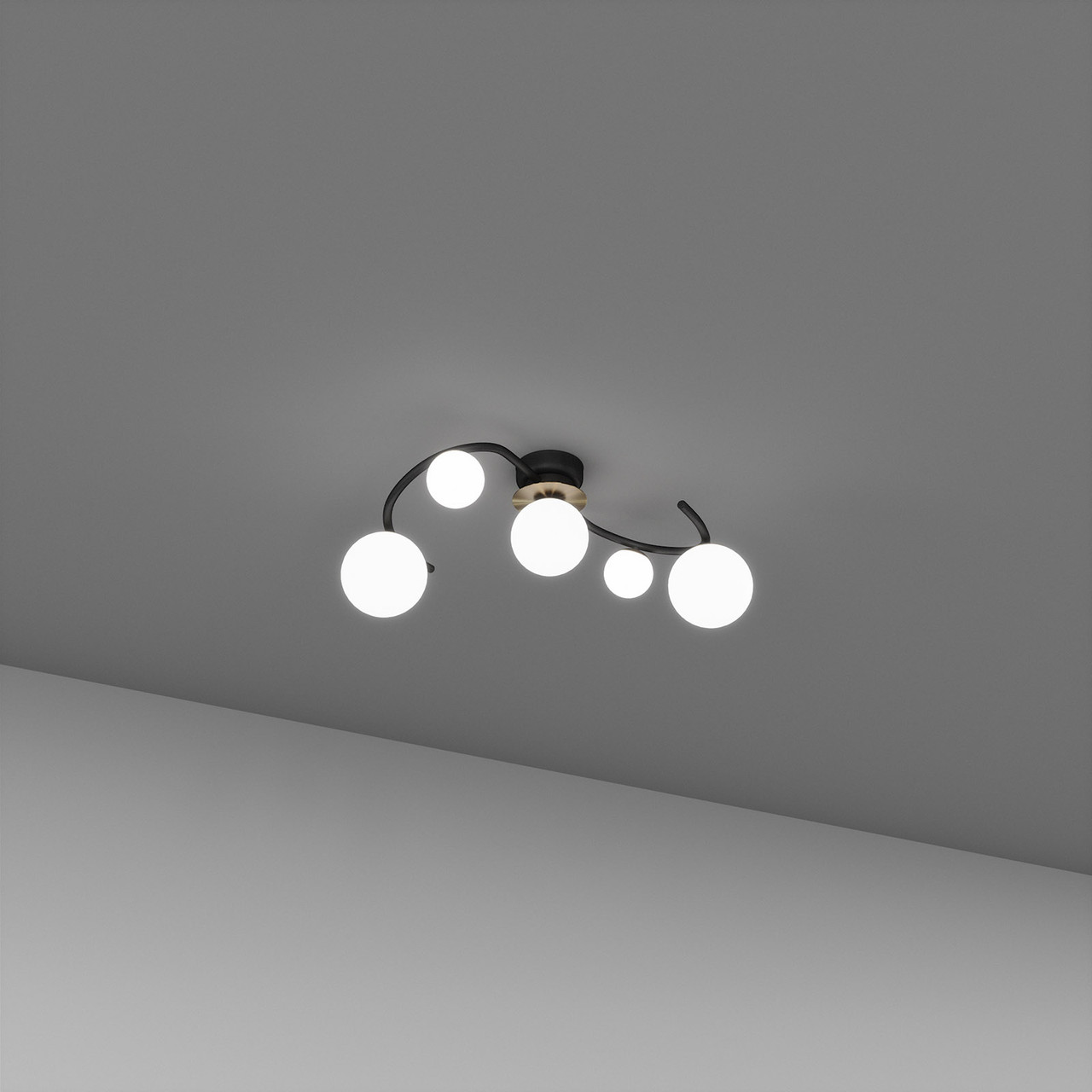 Стельовий світильник SV0048-5P BK+GD, фото 1