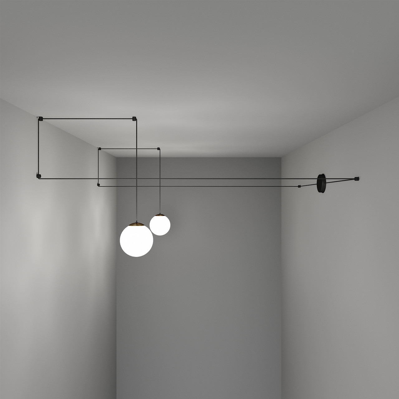 Люстра-павук SV0108-2P BK, фото 1