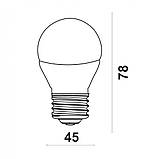 LED лампа LED UL G45-7W-Y E27, фото 2
