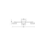 Стельовий світильник SV0003-3 BK 4000K, фото 2