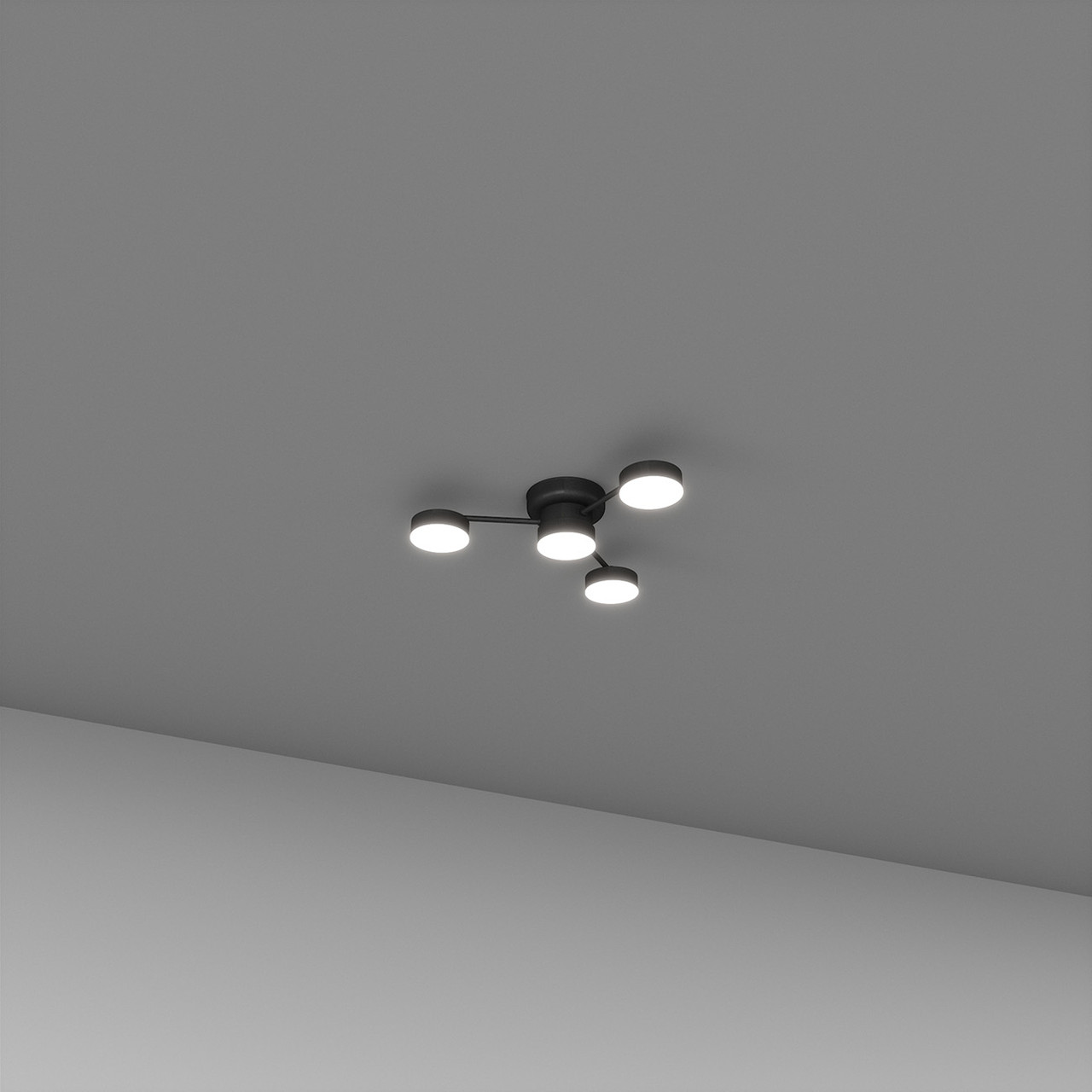 Стельовий світильник SV0004-4 BK 3000K, фото 1