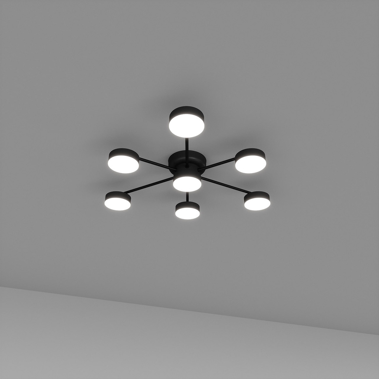 Стельовий світильник SV0005-7 BK 4000K, фото 1