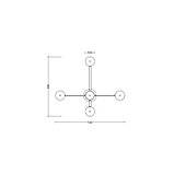 Настінний світильник SV0035-4 BK 4000К, фото 2