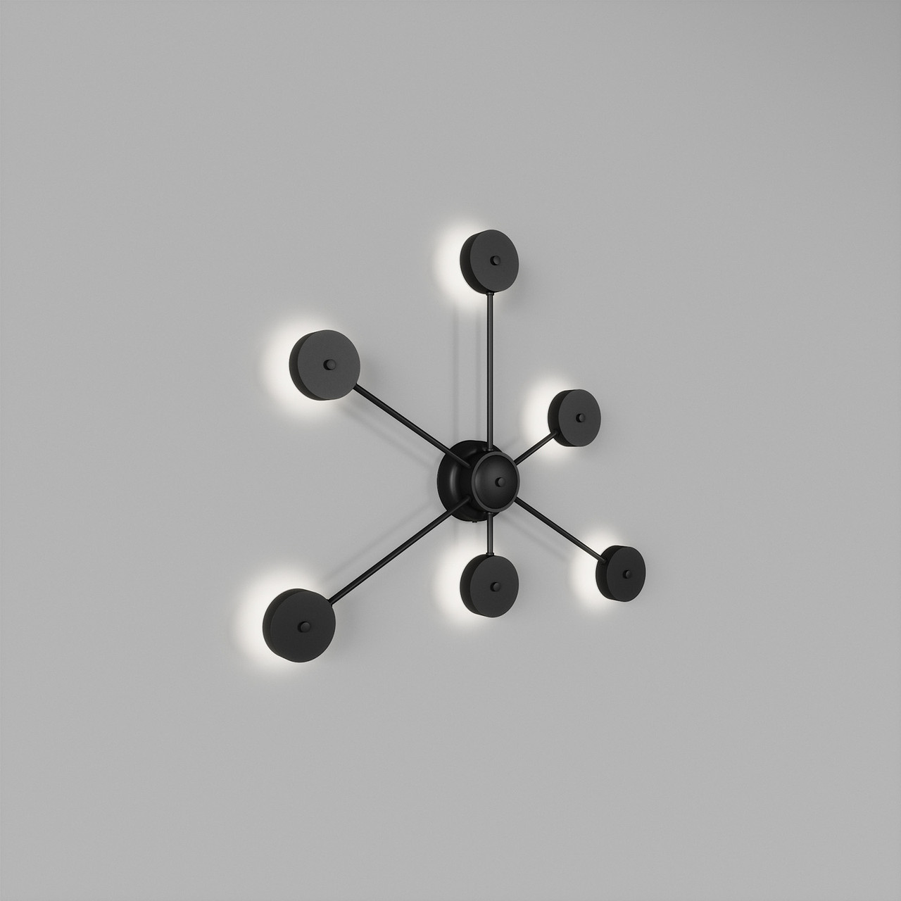 Настінний світильник SV0036-6 BK 3000К, фото 1