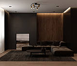 Стельовий світильник SV0045-6 BK+GD, фото 3