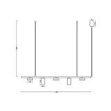 Підвіс SV0063-5 BK 4000К, фото 2