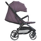 Коляска дитяча прогулянкова EL CAMINO BEYA ME 1127-B Vintage Plum Бордова, фото 4