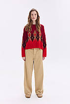 Джемпер oversize  "Аліса" (вишня, червоний, бордо, карамель), фото 2