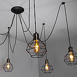 Люстра-павук LS 2100-6G, фото 3