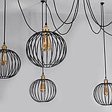 Люстра-павук LS 2103-6G, фото 2