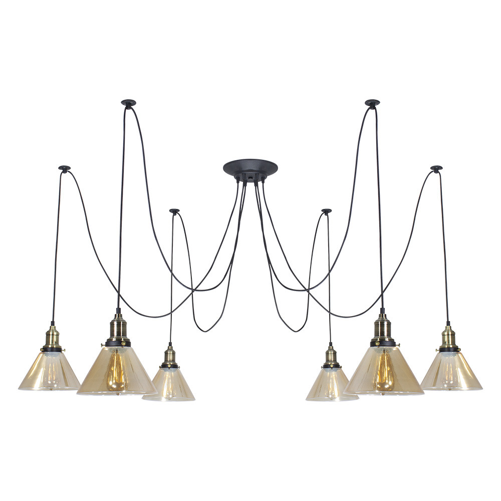 Люстра-павук LS 2131-6C, фото 1