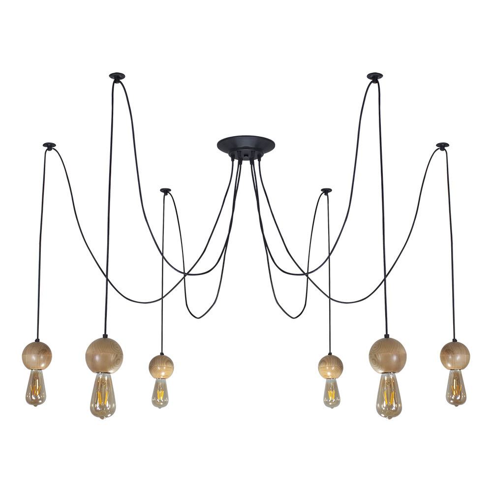 Люстра-павук LS 2161-6W, фото 1