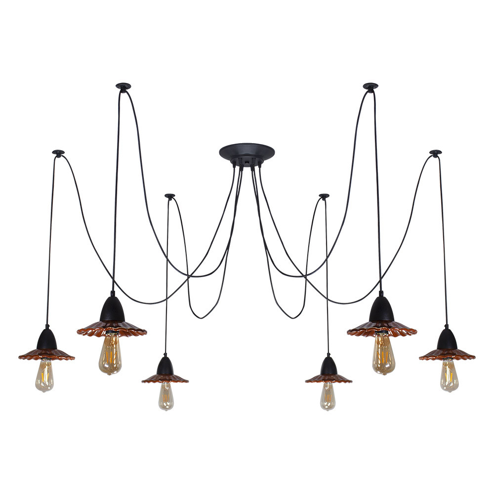 Люстра-павук LS 2151-6K-6, фото 1