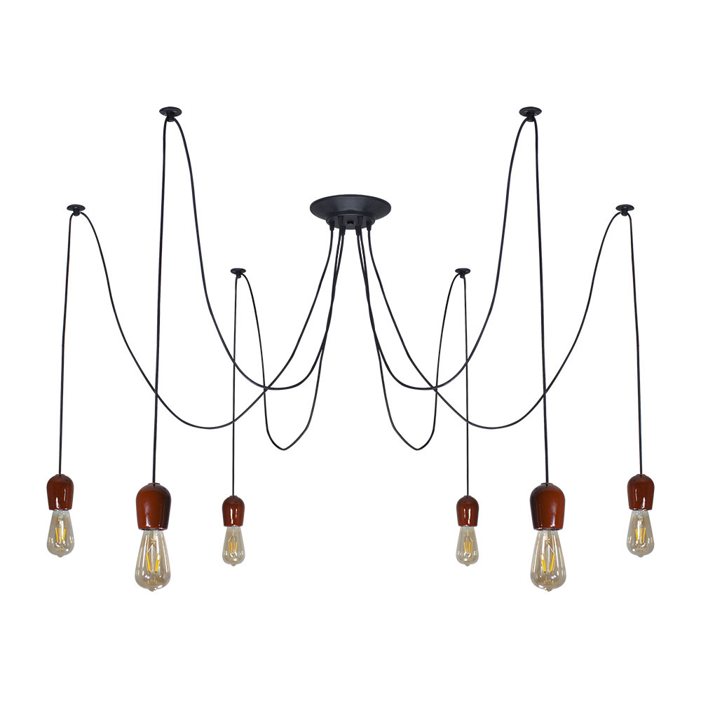 Люстра-павук LS 2152-6K-6, фото 1