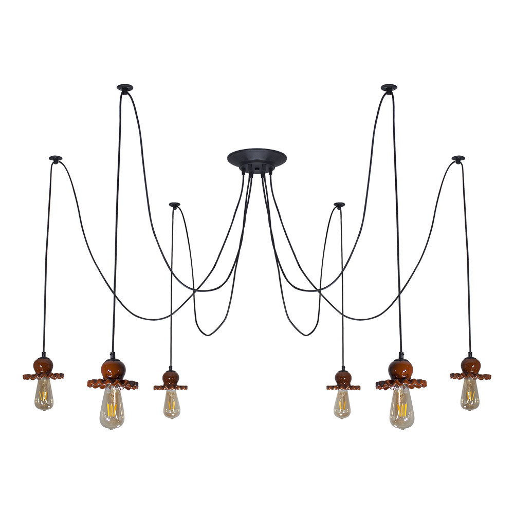 Люстра-павук LS 2153-6K-6, фото 1