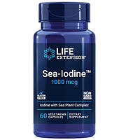 Микроэлемент Йод Life Extension Sea-Iodine 1000 mcg 60 Veg Caps, 8906799 - 255