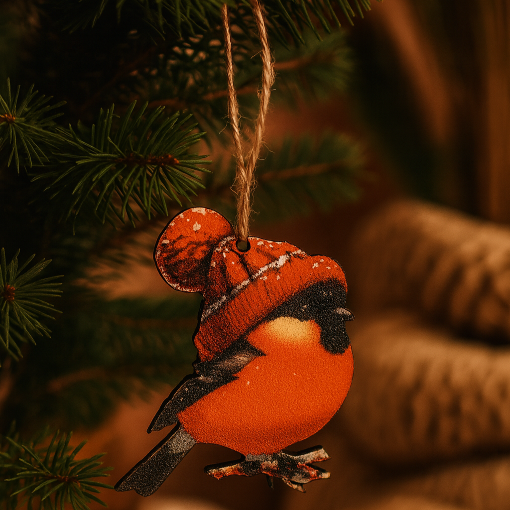 Декоративна іграшка-декор Luxyart Пташка 6*7 см (DN-899)