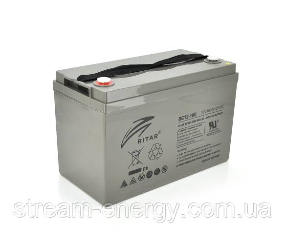 Акумулятор AGM Ritar (12В -100аг) DC12-100, фото 1