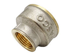 Редукційна муфта з проточкою ASCO, 1"*1/2" ВВ, нікель 202302-0067