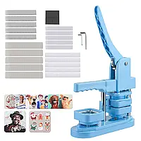 Машина для виготовлення ґудзиків 641132  VEVOR, квадратна 50x50 мм, 100 деталей для ґудзиків