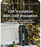 Термопляшка NRMEI 1,5 л – термос-пляшка із збереженням температури, зручна конструкція, фото 4