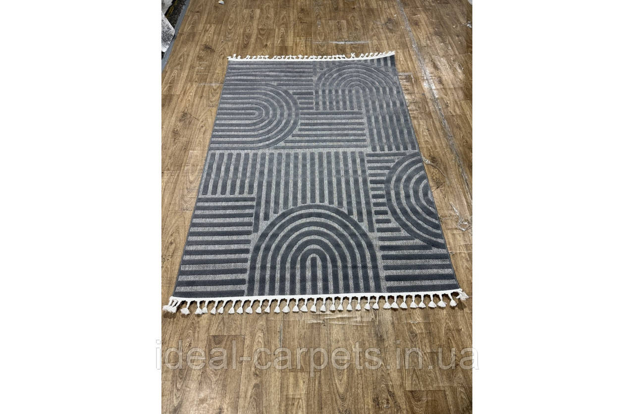 Килим Vita 3х4м прямокутний 0668 Антрацит, фото 1