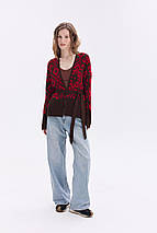 Кардиган "Лія" (шоколад, вишня), фото 5