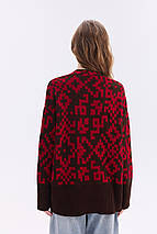 Кардиган "Лія" (шоколад, вишня), фото 2