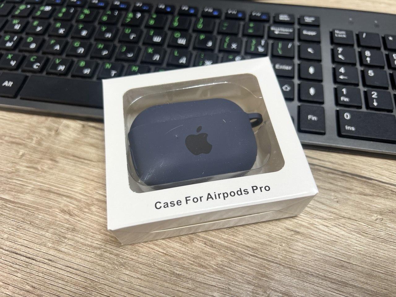 Чохол для навушників Air Pods Pro Темно-синій