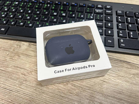 Чохол для навушників Air Pods Pro Темно-синій, фото 1