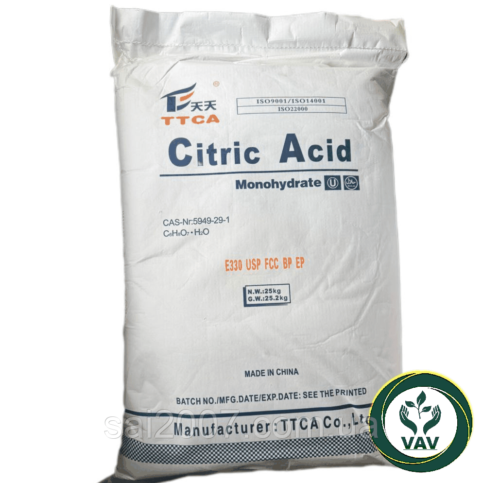 Лимонна кислота для аграріїв (25 кг), фото 1