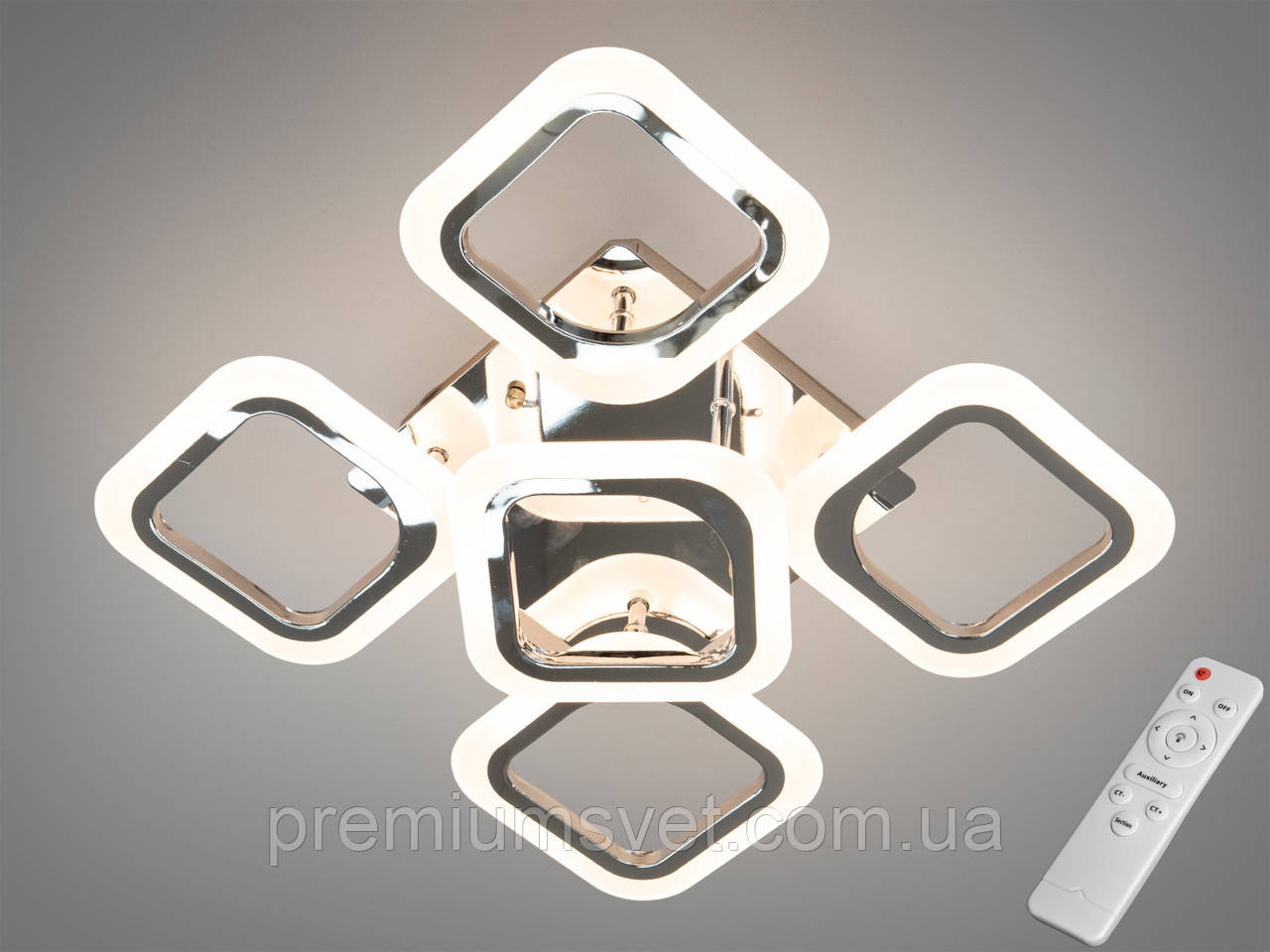 Люстра світлодіодна стельова AS8060/4+1 HR, фото 1