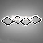 Світлодіодна люстра 60 Вт з підсвічуванням основи та пультом д/к колір каркасу чорний D-HA9271/2+2BK LED 3color, фото 3