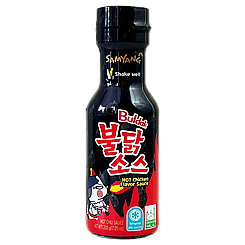 Соус гострий зі смаком курки Булдак Buldak 200g 24шт/ящ (Код: 00-00018218)
